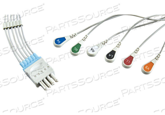 Replaces Nihon Kohden America BR-916PALEAD BLOCK, 6 LEAD SNAP