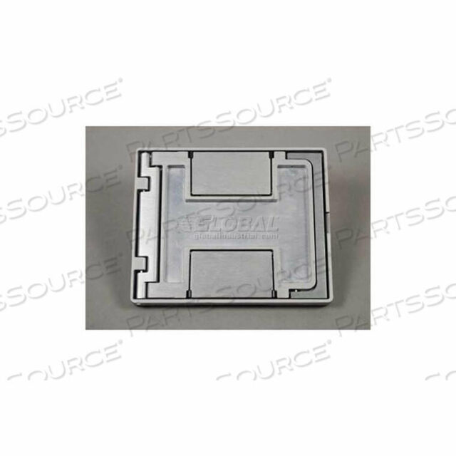 OEM#: FPCTGY*FPCTGY FLOOR BOX FLOORPORT FLANGELESS COVER ASSEMBLY, W/CARPET INSERT, GRAY by Wiremold