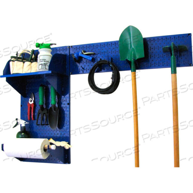 OEM#: 30-GRD-200 BUBUPEGBOARD GARDEN TOOL BOARD ORGANIZER, BLUE, 48 X 32 X 9 by Wall Control Pegboard