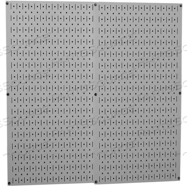 OEM#: 30-P-3232 GPEGBOARD PACK- 2 PANELS, GRAY METAL, 32 X 32 X 3/4 by Wall Control Pegboard