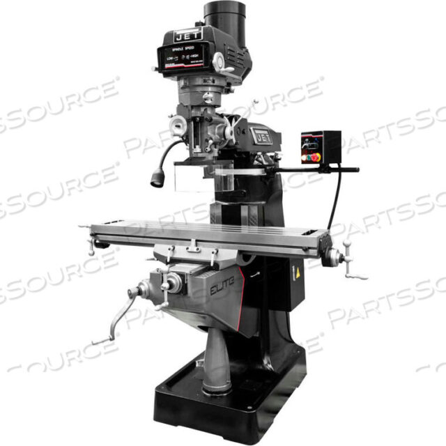 OEM#: 894142JET ETM-949 MILL WITH 3-AXIS ACU-RITE 303 (QUILL) DRO AND X, Y, Z-AXIS JET POWERFEEDS by Jet