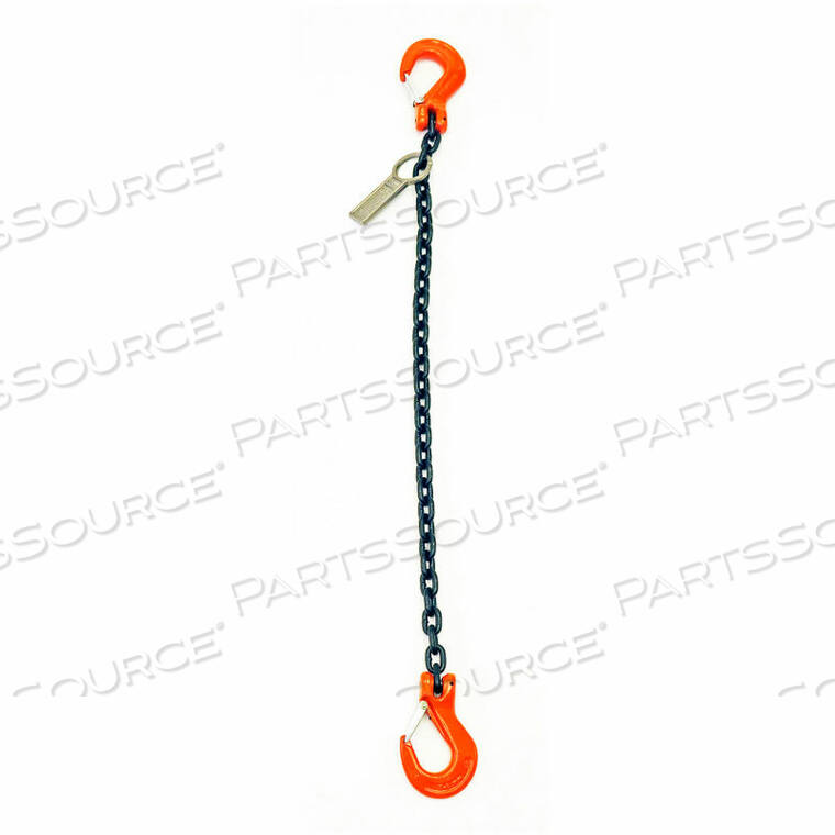 OEM#: B1511204 SINGLE LEG CHAIN SLING W/ SLING HOOK by Mazzella Lifting Technologies