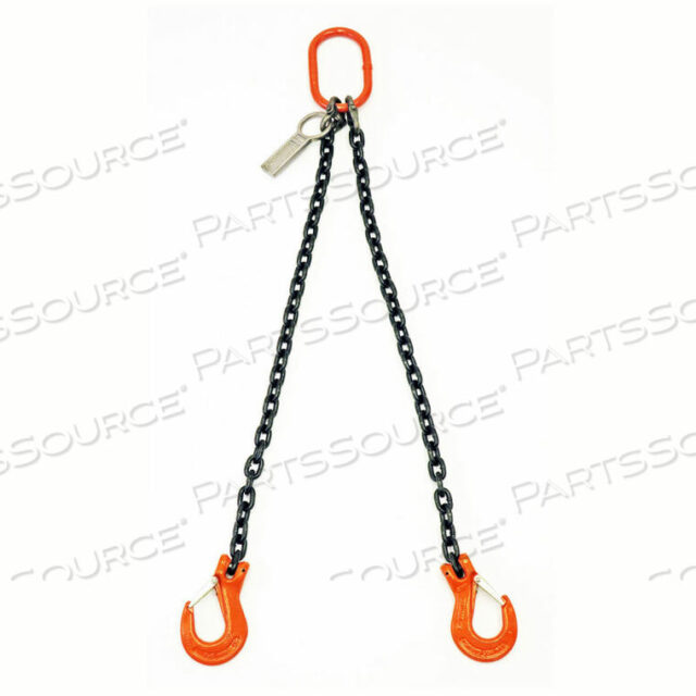 OEM#: B1511366 DOUBLE LEG CHAIN SLING W/ SLING HOOK by Mazzella Lifting Technologies