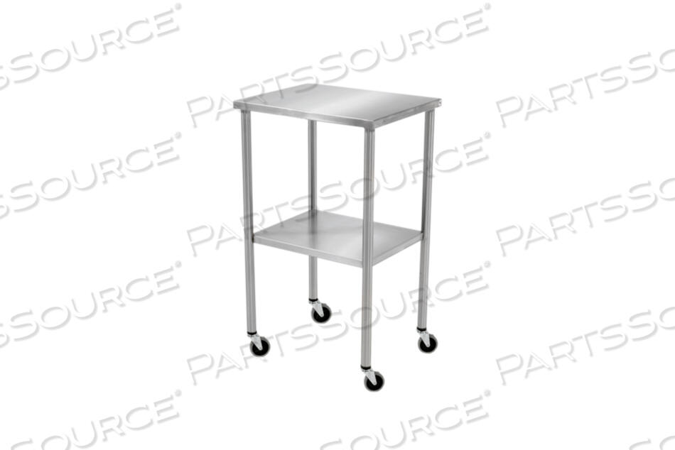 OEM#: 01178300007830SS HOWARD INSTRUMENT TABLE WITH SHELF, 20L X 16W X 34H by Blickman