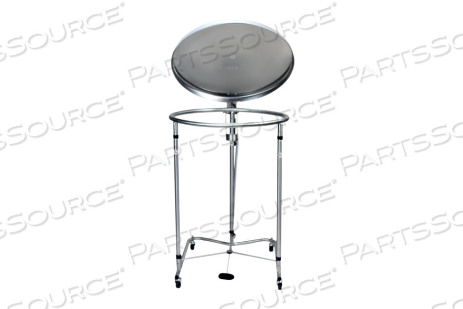 OEM#: 092877320PHAMPER 25 DIA ROUND FOOT OPERATED PNEUMATIC TOP STAINLESS STEEL by Blickman