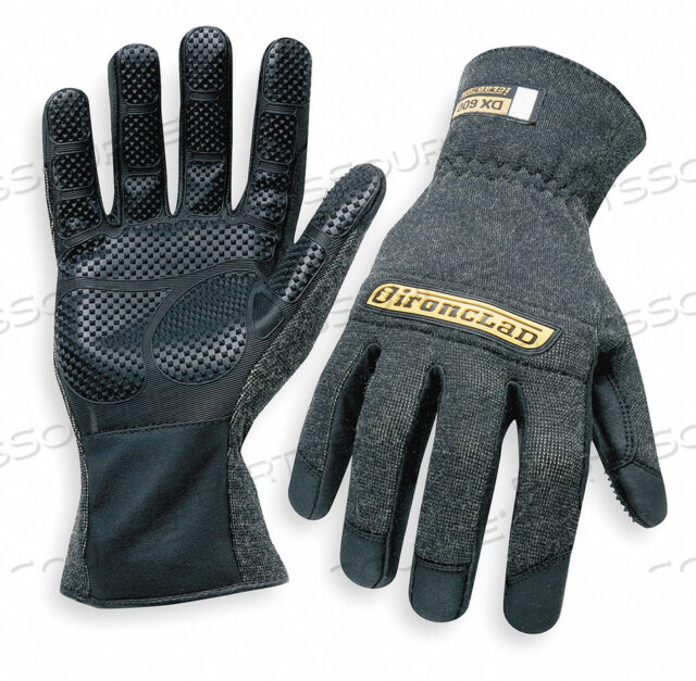 OEM#: HW6X-03-MHEATWORX HEAVY DUTY HEAT RESISTANT GLOVES, 1 PAIR, BLACK/GREY, MEDIUM by Ironclad