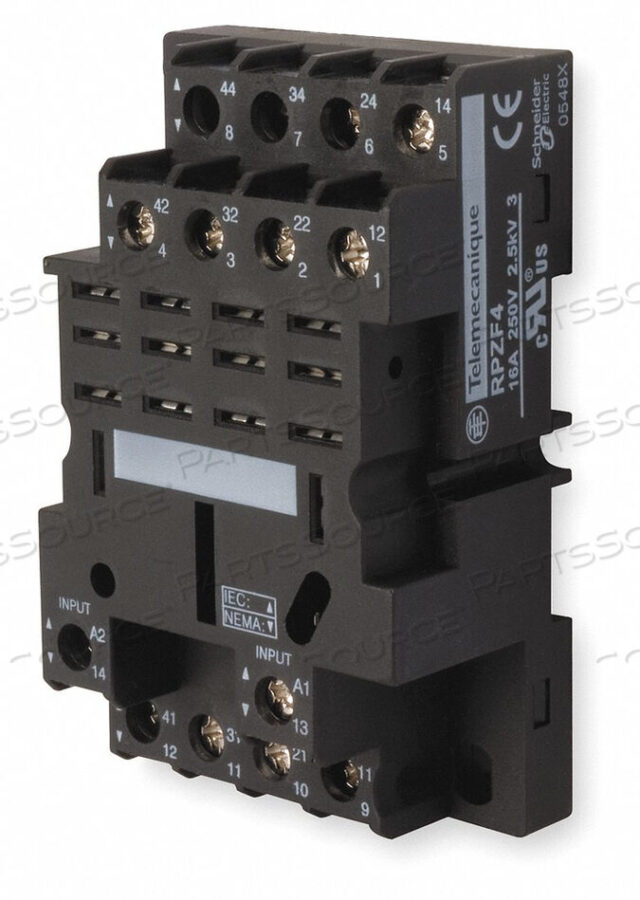 OEM#: RPZF4RLAY SCKET FINGR SAFE/ELVATOR SQUARE 16A by APC / American Power Conversion