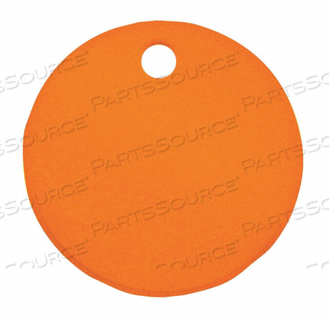 OEM#: 43009BLANK TAG ROUND ORANGE PK5 by C.H. Hanson
