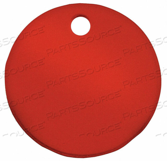 OEM#: 43018BLANK TAG ROUND RED PK5 by C.H. Hanson