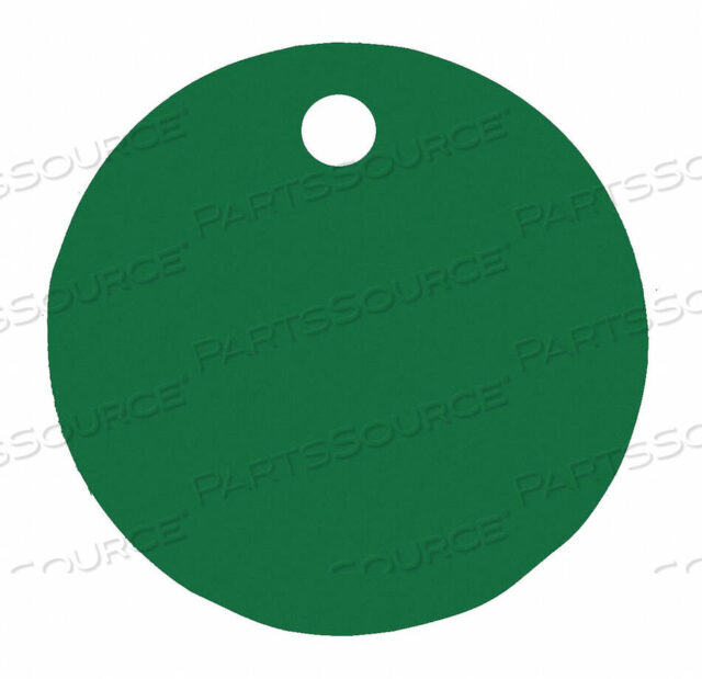 OEM#: 43084BLANK TAG ROUND GREEN PK5 by C.H. Hanson
