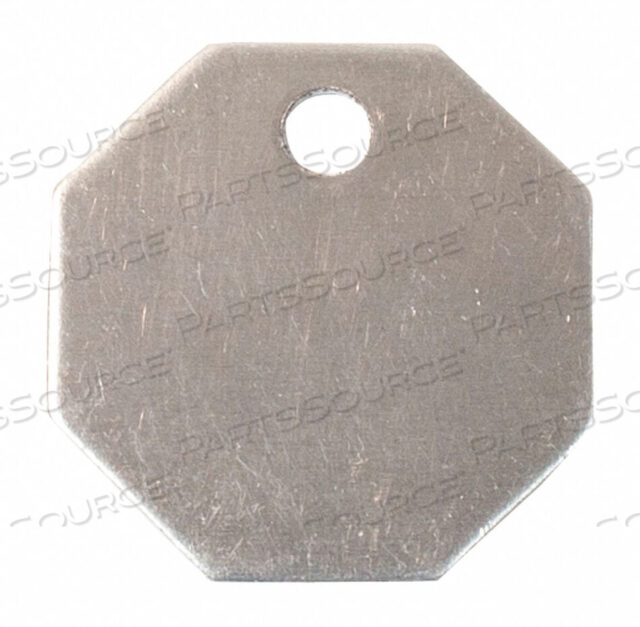 OEM#: 43133BLANK TAG OCTAGON STEEL PK25 by C.H. Hanson