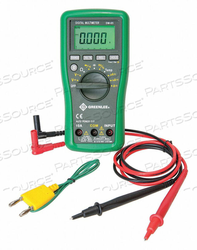 OEM#: DM-65DIGITAL MULTIMETER 60 MEGOHM 600 COUNTS by Greenlee