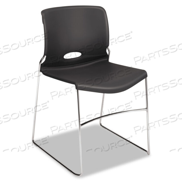 OEM#: H4041.LA.YOLSON STACKER HIGH DENSITY CHAIR, SUPPORTS UP TO 300 LB, 17.75 SEAT HEIGHT, LAVA SEAT, LAVA BACK, CHROME BASE, 4/CARTON by HON