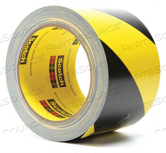 OEM#: 5702MARKING TAPE ROLL 3IN W BLACK/YLW PK12 by 3M Healthcare