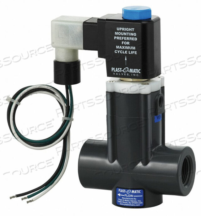 OEM#: EASMT6V22W24-120/60-PVVALVE PVC 2WAY/2POSITION NORMALLY CLOSED by Plast-O-Matic