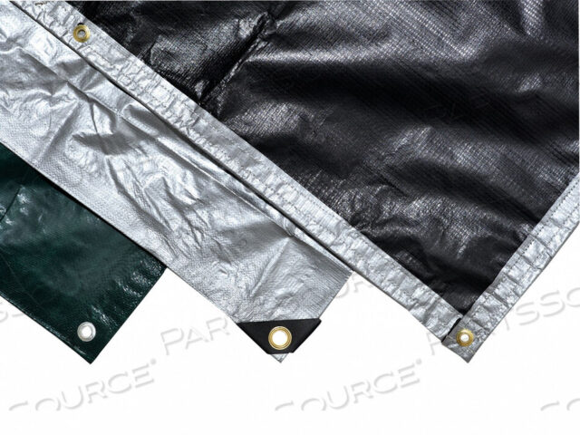OEM#: TTS-12000-1220TARP 12 FT X 20 FT. SILVER/BLACK by Mauritzon
