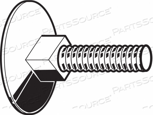 OEM#: U08360.031.0075ELEVATOR BOLT FLAT 5/16IN-18 3/4INL PK25 by Fabory