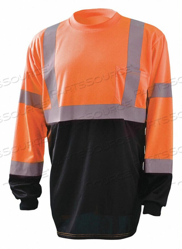 OEM#: LUX-LSETPBK-OMLONG SLEEVE T-SHIRT M ANSI CLASS 3 by Occunomix
