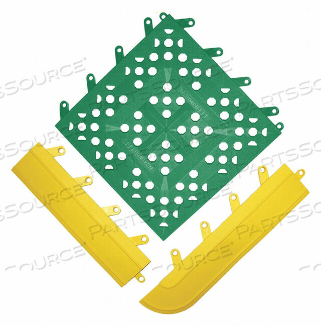 OEM#: 540INTERLOCK DRAINAGE MAT GRN 12 X12 PK20 by Wearwell