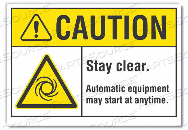 OEM#: LCU3-0008-RD_7X5CAUTION SIGN SELF-ADHESIVE VINYL 5 IN H by Lyle Signs Inc.