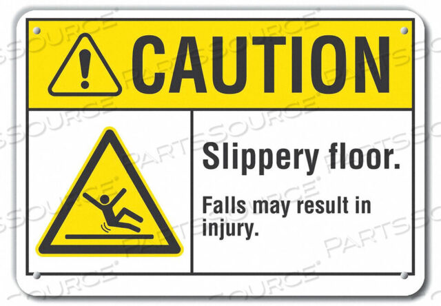 OEM#: LCU3-0017-RA_10X7CAUTION SIGN RECYCLED ALUMINUM 7 IN H by Lyle Signs Inc.