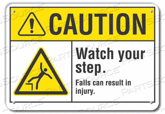 OEM#: LCU3-0022-RA_14X10CAUTION SIGN RECYCLED ALUMINUM 10 IN H by Lyle Signs Inc.