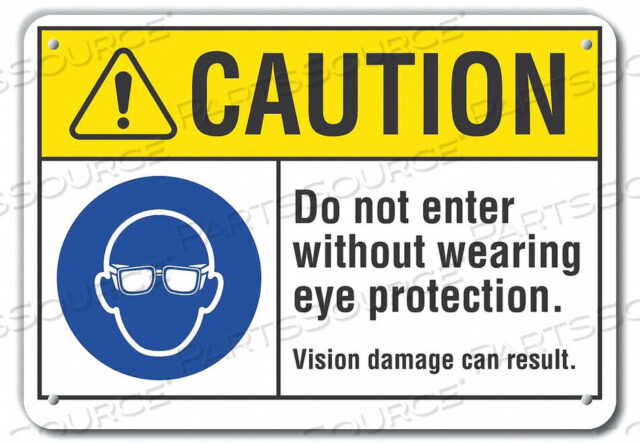 OEM#: LCU3-0061-RA_14X10CAUTION SIGN RECYCLED ALUMINUM 10 IN H by Lyle Signs Inc.