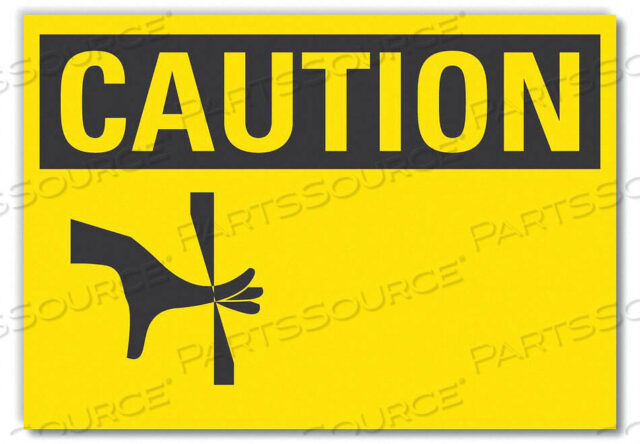 OEM#: LCU3-0202-RD_7X5CAUTION SIGN SELF-ADHESIVE VINYL 5 IN H by Lyle Signs Inc.