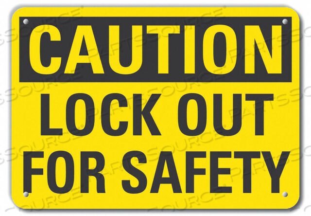 OEM#: LCU3-0261-RA_14X10CAUTION SIGN RECYCLED ALUMINUM 10 IN H by Lyle Signs Inc.