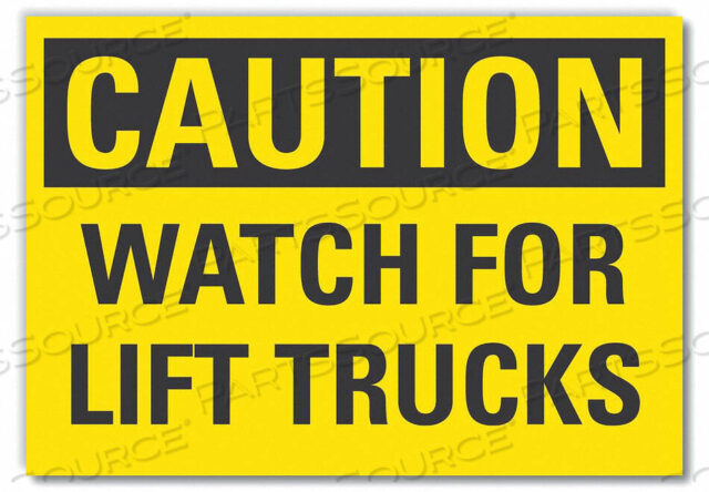 OEM#: LCU3-0270-RD_10X7CAUTION SIGN SELF-ADHESIVE VINYL 7 IN H by Lyle Signs Inc.