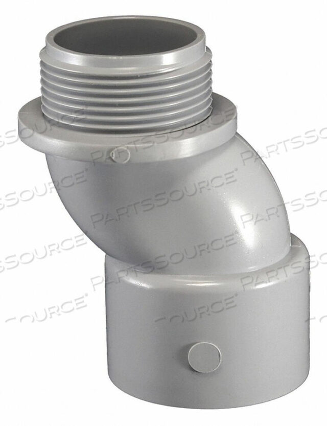 OEM#: 5133183RIGID PVC THREADED METER OFFSET NIPPLE, 1-1/4 IN. TRADE, 5 DEG OFFSET by Cantex