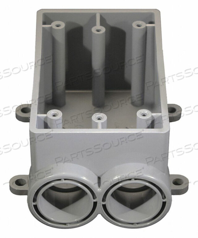 OEM#: 5133540WEATHERPROOF BOX 2INLET 1/2 IN HUB PVC by Cantex