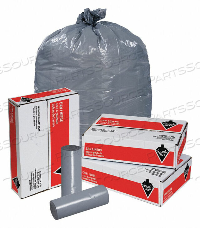 OEM#: 5XL59TRASH BAGS 56 GAL GRAY PK100 by Tough Guy