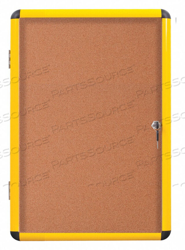 OEM#: VT9501611511MASTERVISION INDUSTRIAL CORK BULLETIN ENCLOSED BOARD CABINET, SINGLE SWING DOOR, 47 X 38 by Bi-Silque Visual Communication Products