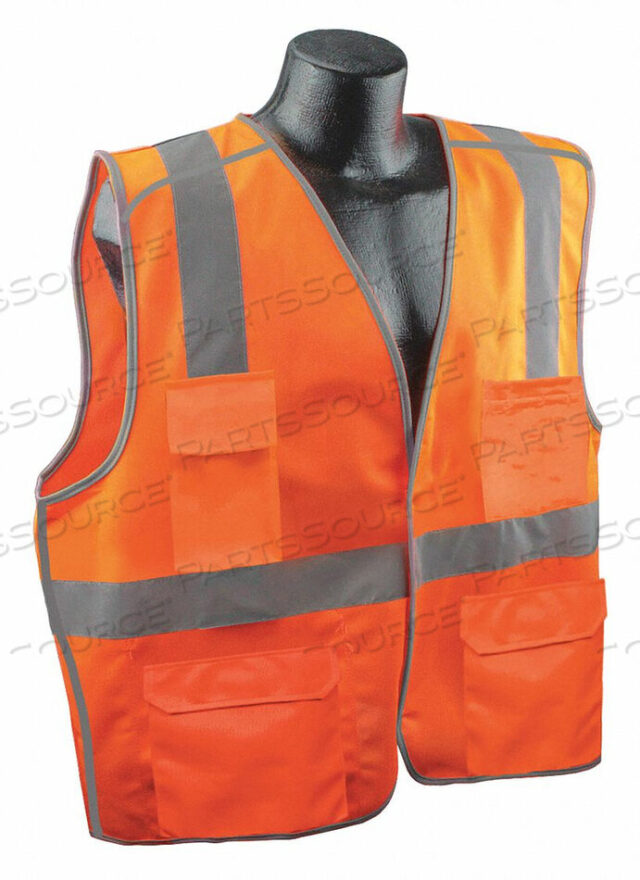 OEM#: 53YN08J6033 HIGH VISIBILITY VEST ORANGE/RED 4XL/5XL by Condor