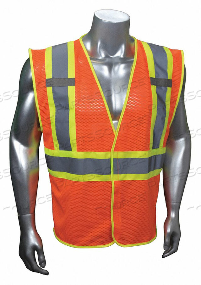 OEM#: 53YN47J6037 HIGH VISIBILITY VEST ORANGE/RED 2XL/3XL by Condor