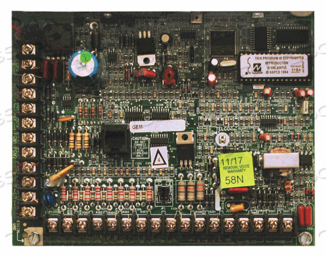 OEM#: GEM-P3200EXPCBDCONTROL PANEL BOARD MAX. NUMBER ZONES 48 by Napco Security Technologies, Inc.