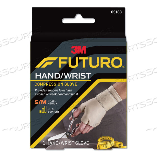 OEM#: 09183ENENERGIZING SUPPORT GLOVE, SMALL/MEDIUM, FITS PALM SIZE 6.5 - 8.0, TAN by 3M Consumer