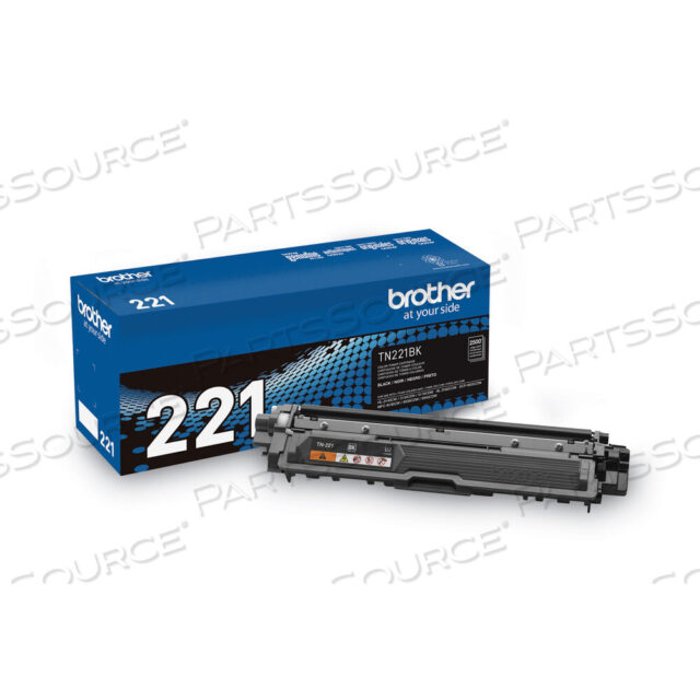 Replaces Brother TN221BKTONER CARTRIDGE, REPLACEMENT FOR BROTHER DCP-9020, BROTHER DCP-9020CDN, BROTHER DCP-9020CDW, BROTHER HL-3140, BROTHER HL-3140CW, BROTHER HL-3150,