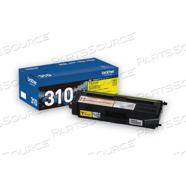 OEM#: TN-310-YYELLOW TONER CARTRIDGE (YIELDS APPROX. 1,500 PAGES),COMPATIBLE BROTHER MODELS: D by Brother