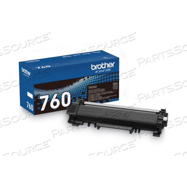 Replaces Brother TN760TONER CARTRIDGE, REPLACEMENT FOR BROTHER DCP-L2550DW, HL-L2350DW, L2370DW, L2390DW, L2395DW, MFC-L2710DW, L2750DW HIGH YIELD TONER CARTRIDGE