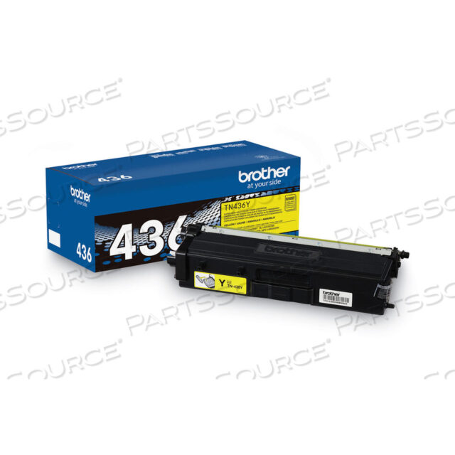 Replaces Brother TN436YTONER CARTRIDGE, REPLACEMENT FOR BROTHER HL-L8360, BROTHER HL-L8360CDW, BROTHER HL-L8360CDWT, BROTHER HL-L9310, BROTHER HL-L9310CDW, BROTHER MFC-