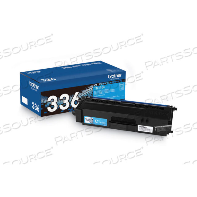 Replaces Brother TN336CTONER CARTRIDGE, REPLACEMENT FOR BROTHER HL-L8250, BROTHER HL-L8250CDN, BROTHER HL-L8350, BROTHER HL-L8350CDW, BROTHER HL-L8350CDWT, BROTHER MFC-