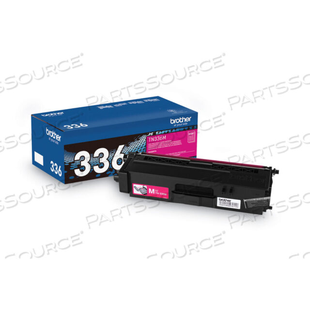 Replaces Brother TN336MTONER CARTRIDGE, REPLACEMENT FOR BROTHER HL-L8250, BROTHER HL-L8250CDN, BROTHER HL-L8350, BROTHER HL-L8350CDW, BROTHER HL-L8350CDWT, BROTHER MFC-