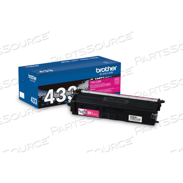 Replaces Brother TN433MTONER CARTRIDGE, REPLACEMENT FOR BROTHER HL-L8260, BROTHER HL-L8260CDW, BROTHER HL-L8360, BROTHER HL-L8360CDW, BROTHER HL-L8360CDWT, BROTHER MFC-