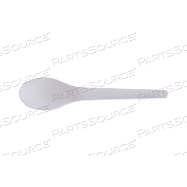 OEM#: EP-S013PLANTWARE COMPOSTABLE CUTLERY, SPOON, 6, PEARL WHITE, 50/PACK, 20 PACK/CARTON by Eco-Products