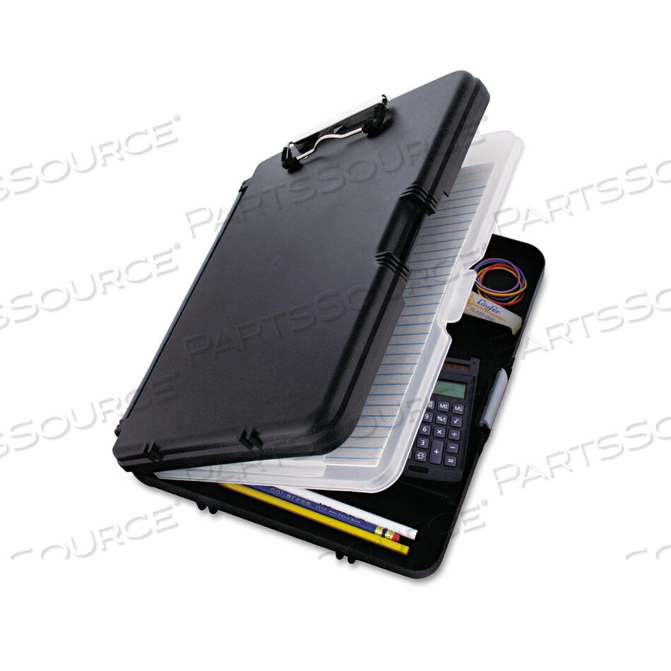 OEM#: 00552WORKMATE II STORAGE CLIPBOARD, 0.5 CLIP CAPACITY, HOLDS 8.5 X 11 SHEETS, BLACK/CHARCOAL by Saunders