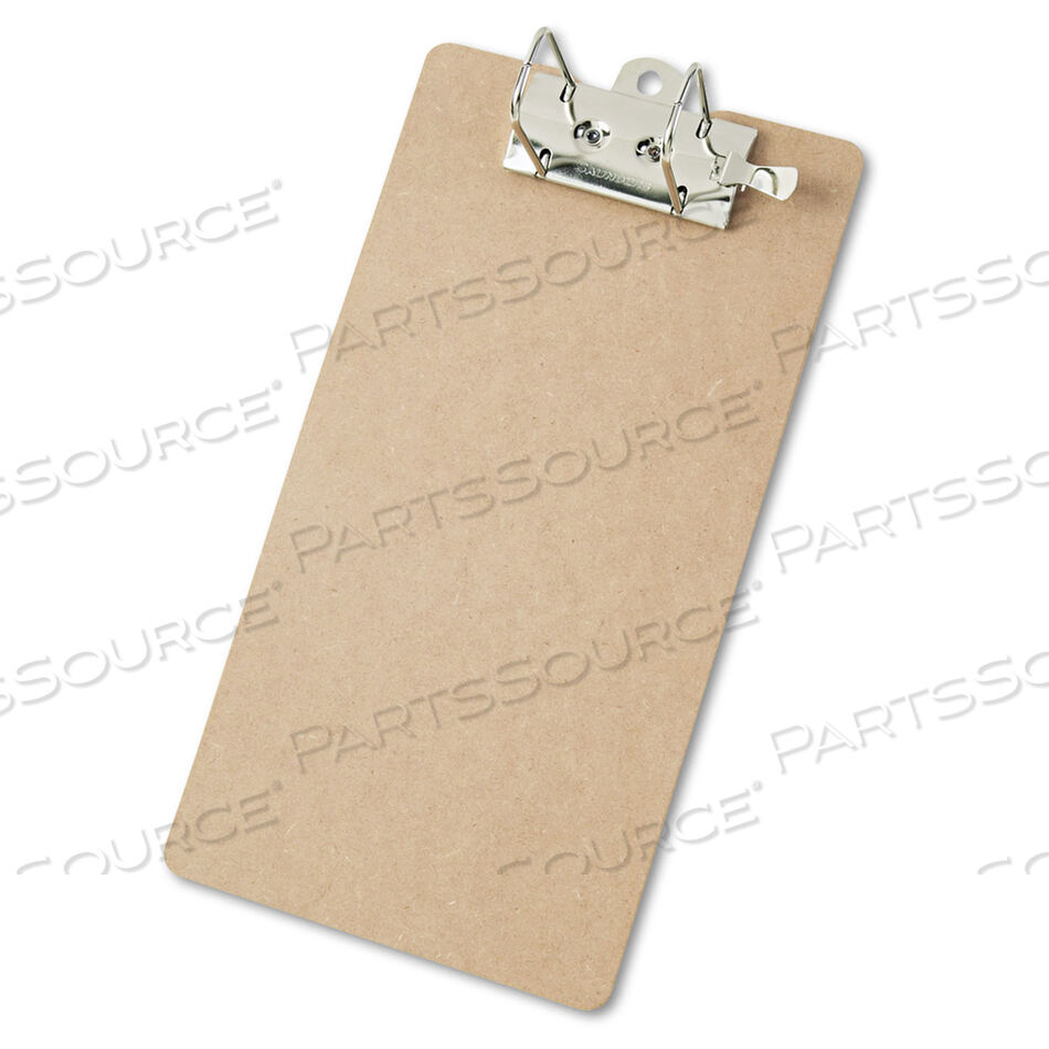 OEM#: 05713RECYCLED HARDBOARD ARCHBOARD CLIPBOARD, 2.5 CLIP CAPACITY, HOLDS 8.5 X 14 SHEETS, BROWN by Saunders