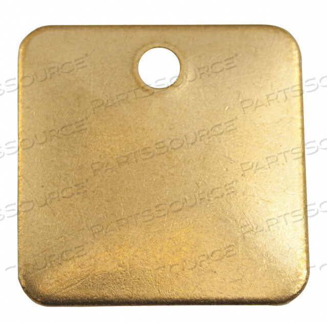 OEM#: 43653BLK TAG 1-1/2 X 1-1/2 IN BRS SQ PK25 by C.H. Hanson