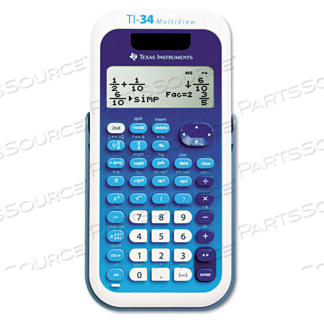 OEM#: TI34MULTIVTI-34 MULTIVIEW SCIENTIFIC CALCULATOR, 16-DIGIT LCD by Texas Instruments